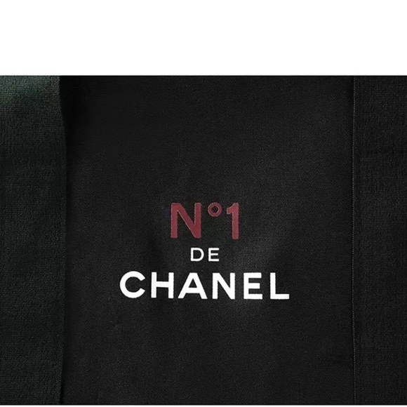 Chanel Novelty Cosmetic Canvas Boston Bag Shoulder Bag Logo Print Black - Picture 6 of 8